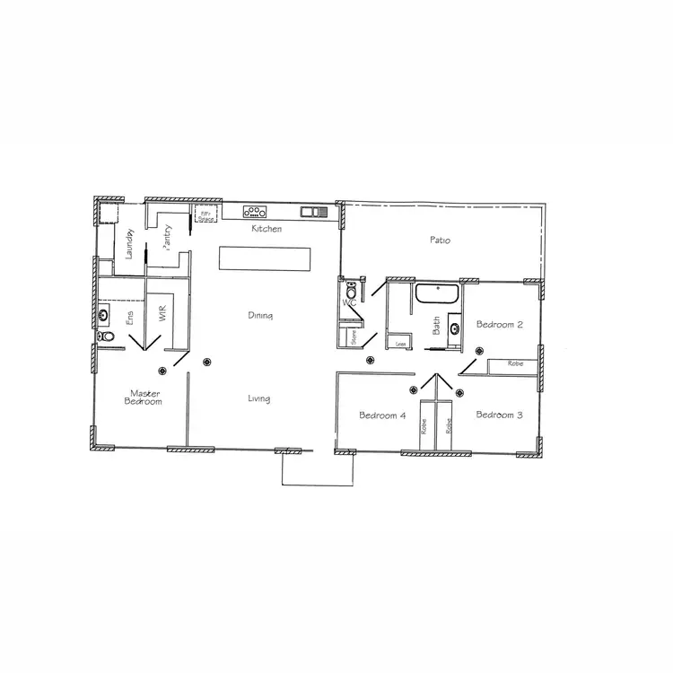 Floorplan of Homely rural property listing, 806 Gooburrum Road, Welcome Creek QLD 4670