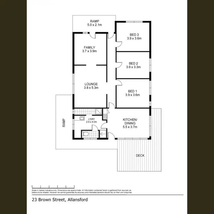 Floorplan of Homely house listing, 23 Brown Street, Allansford VIC 3277
