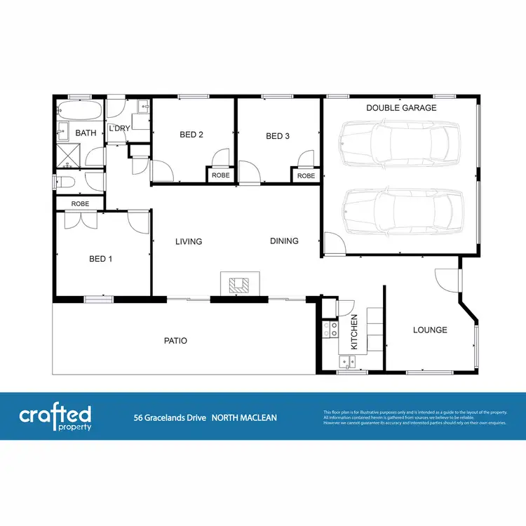 Floorplan of Homely house listing, 56 Gracelands Drive, North Maclean QLD 4280