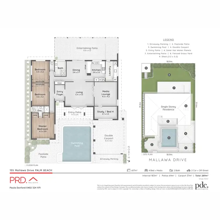 Floorplan of Homely house listing, 155 Mallawa Drive, Palm Beach QLD 4221