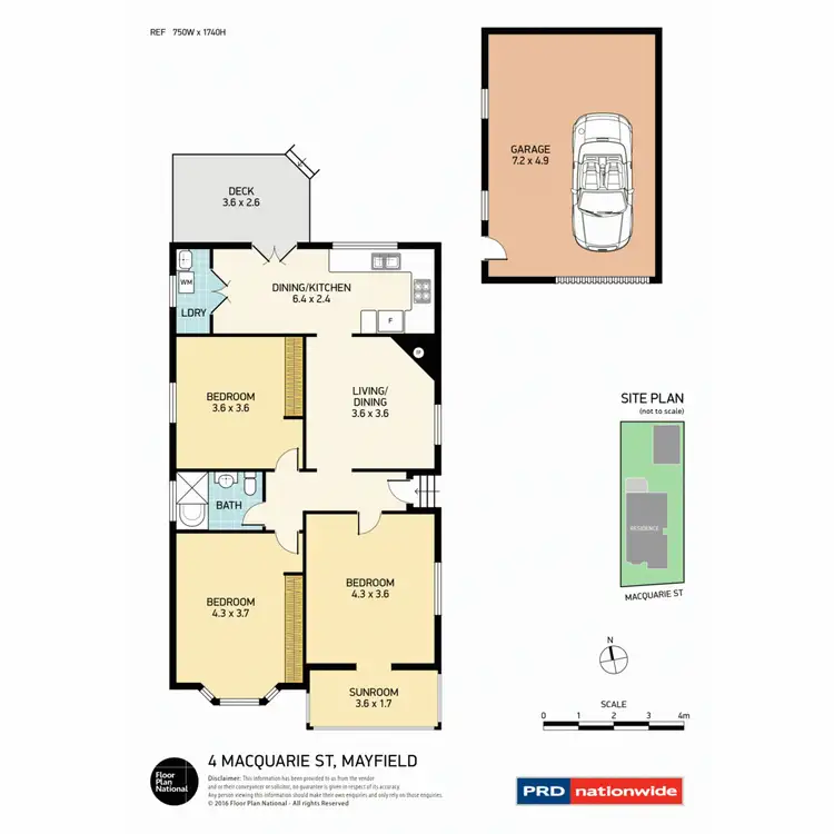 Floorplan of Homely house listing, 4 Macquarie Street, Mayfield NSW 2304