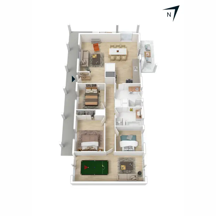 Floorplan of Homely house listing, 607 Jetty Road, Rosebud VIC 3939