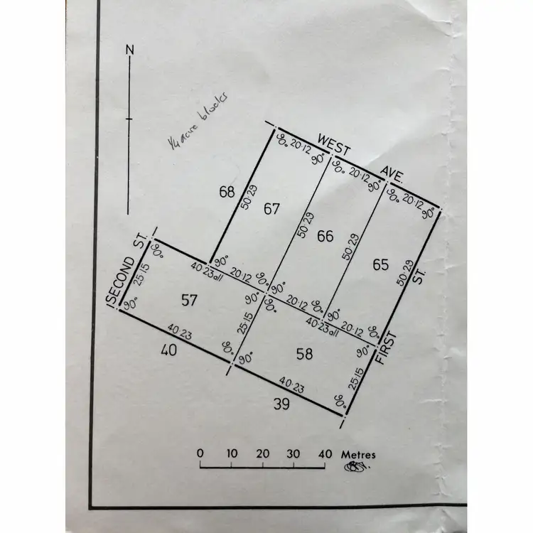 Floorplan of Homely land listing, 57 West Avenue, Alford SA 5555