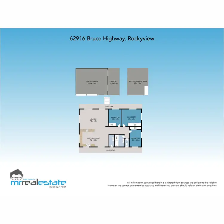 Floorplan of Homely house listing, 62916 Bruce Highway, Rockyview QLD 4701