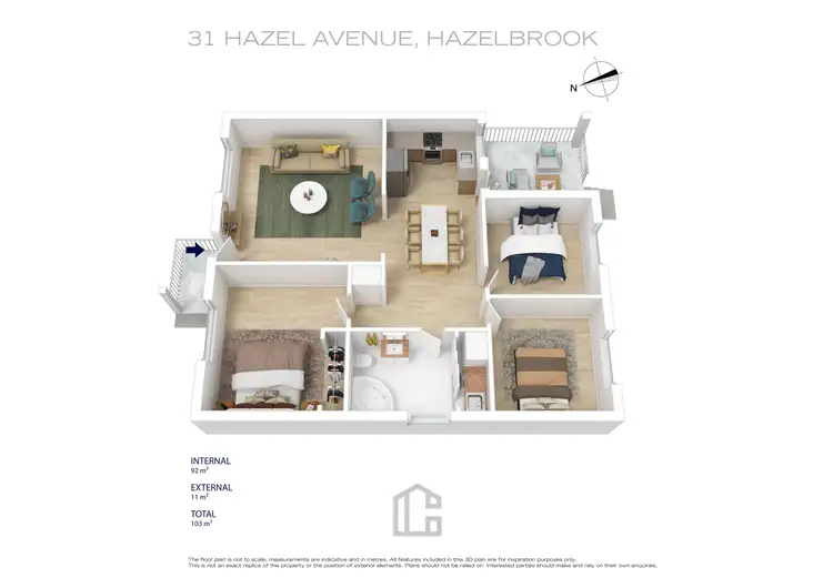 Floorplan of Homely house listing, 31 Hazel Avenue, Hazelbrook NSW 2779