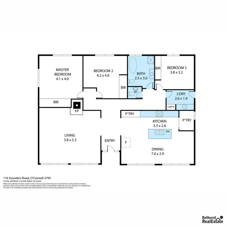 Floorplan of Homely rural property listing, 110 Saunders Road, O'connell NSW 2795