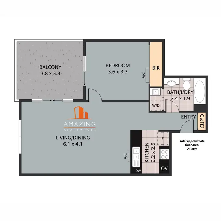 Floorplan of Homely apartment listing, 23 Playfield Street, Chermside QLD 4032