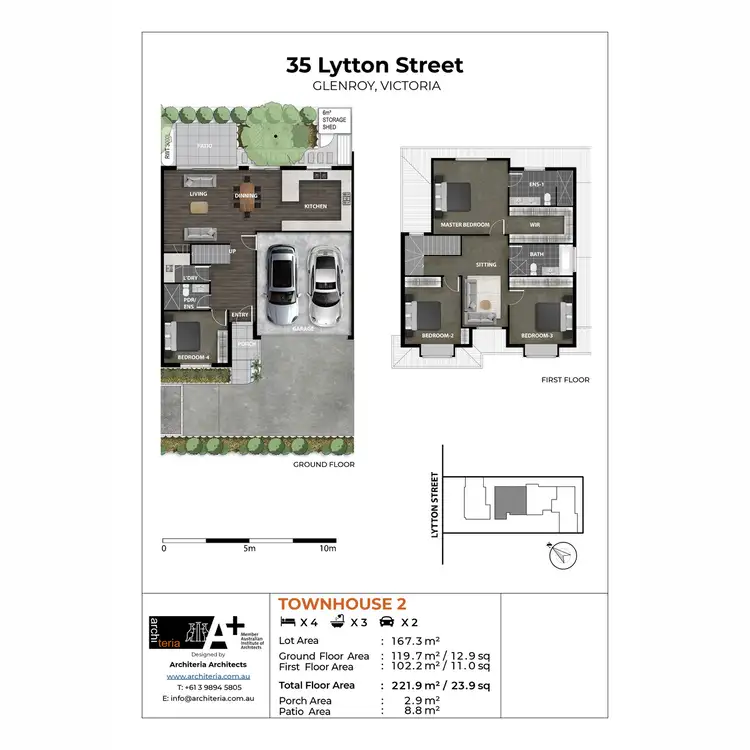 Floorplan of Homely townhouse listing, 2/35 Lytton Street, Glenroy VIC 3046