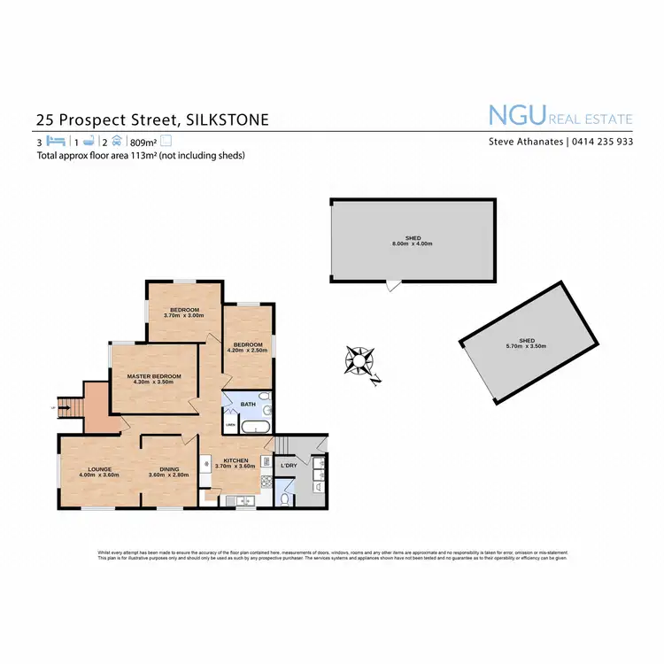 Floorplan of Homely house listing, 25 Prospect Street, Silkstone QLD 4304