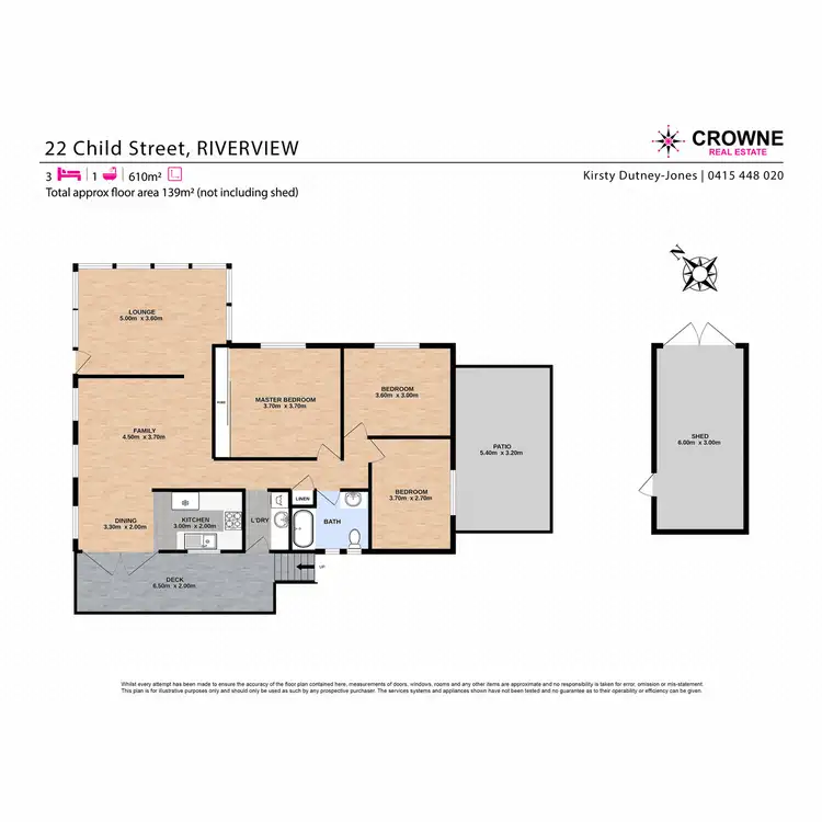 Floorplan of Homely house listing, 22 Child Street, Riverview QLD 4303