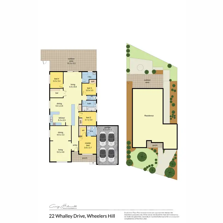 Floorplan of Homely house listing, 22 Whalley Drive, Wheelers Hill VIC 3150
