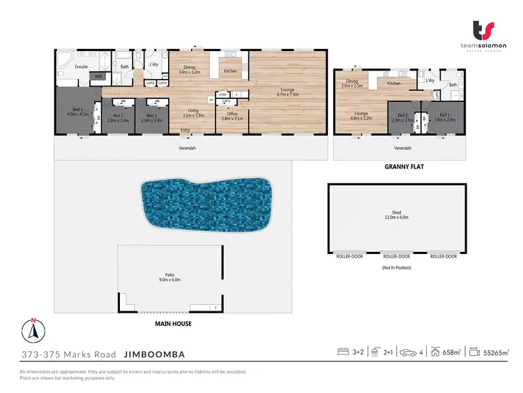 Floorplan of Homely house listing, 373-385 Marks Road, Jimboomba QLD 4280