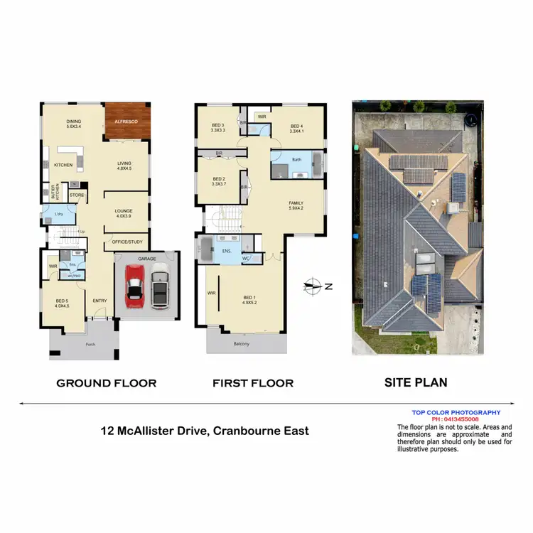 Floorplan of Homely house listing, 12 McAllister Drive, Cranbourne East VIC 3977