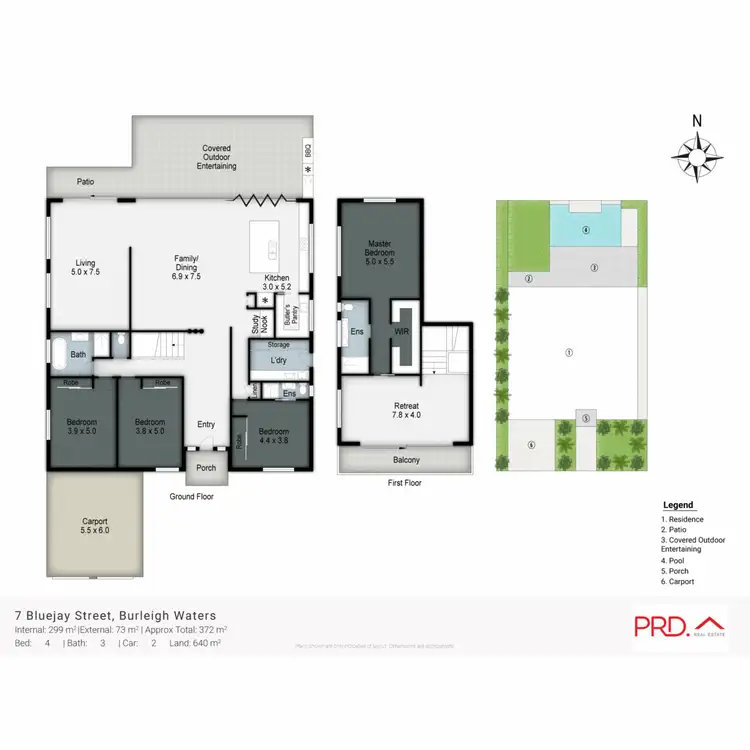Floorplan of Homely house listing, 7 Bluejay Street, Burleigh Waters QLD 4220