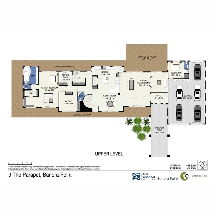 Floorplan of Homely house listing, 9 The Parapet, Banora Point NSW 2486