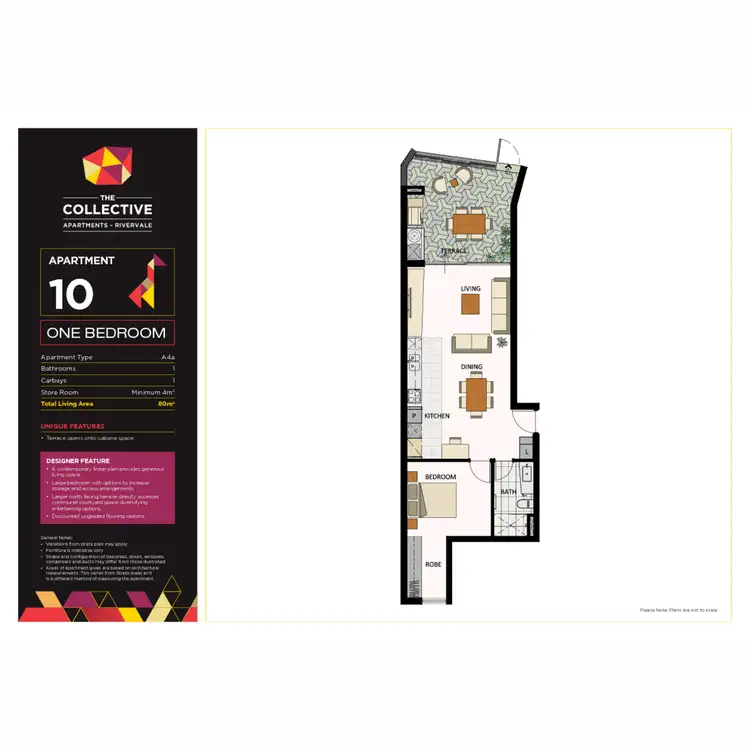 Floorplan of Homely apartment listing, 10/1 Hallam Way, Rivervale WA 6103