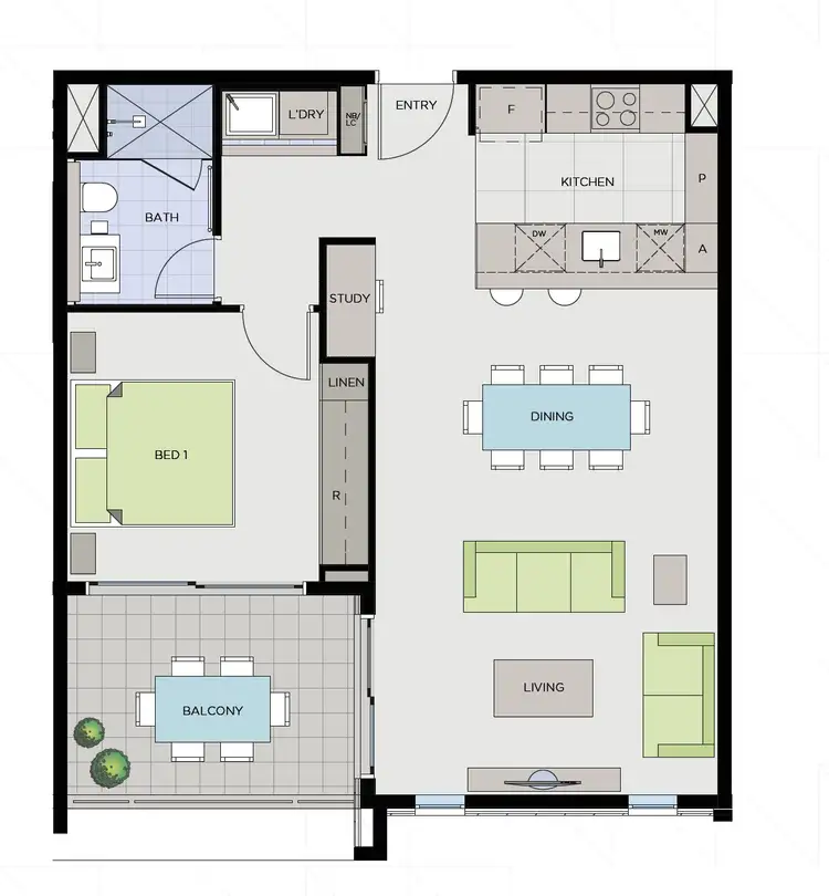 Floorplan of Homely apartment listing, 37/10 Hawksburn Road, Rivervale WA 6103