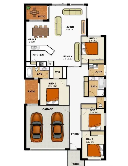 Floorplan of Homely house listing, 12 Budawang Street, Parkinson QLD 4115