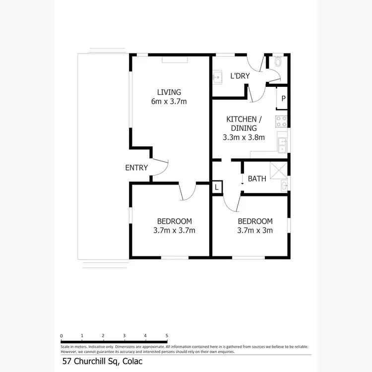 Floorplan of Homely house listing, 57 Churchill Square, Colac VIC 3250