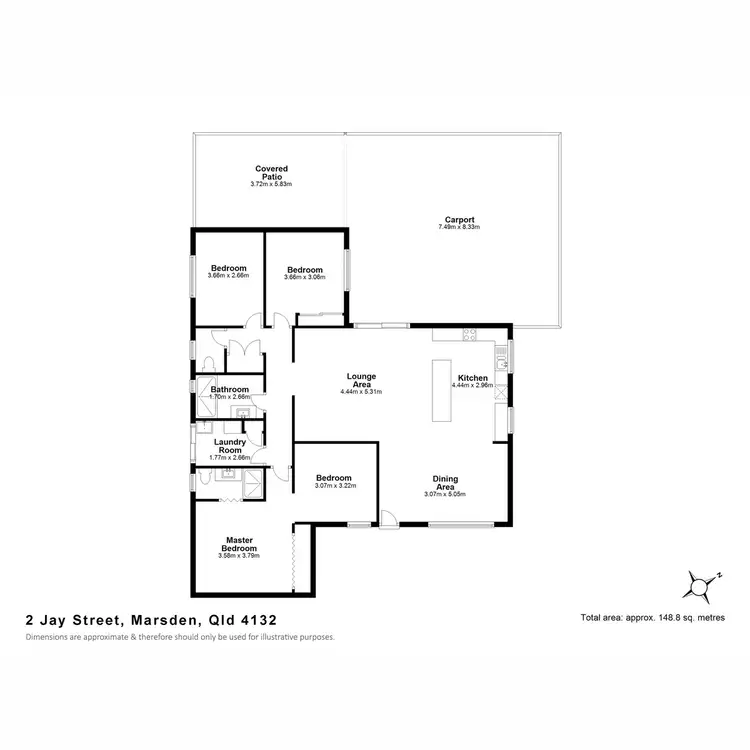 Floorplan of Homely house listing, 2 Jay Street, Marsden QLD 4132