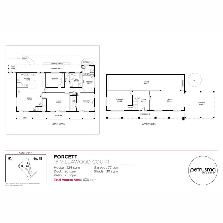 Floorplan of Homely house listing, 15 Villawood Court, Forcett TAS 7173