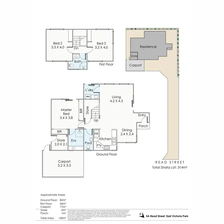 Floorplan of Homely house listing, 5a Read Street, East Victoria Park WA 6101