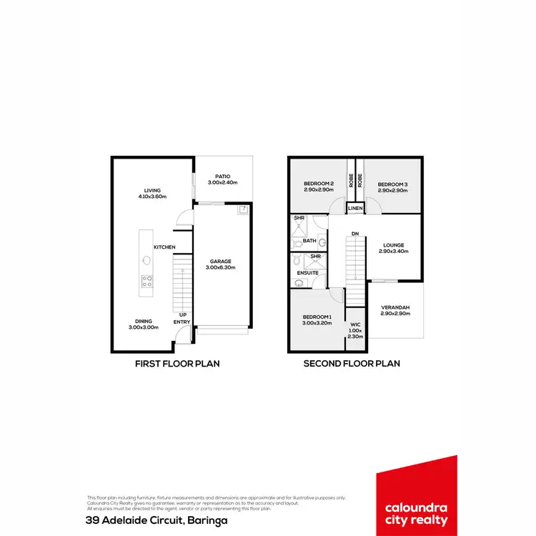Floorplan of Homely house listing, 39 Adelaide Circuit, Baringa QLD 4551
