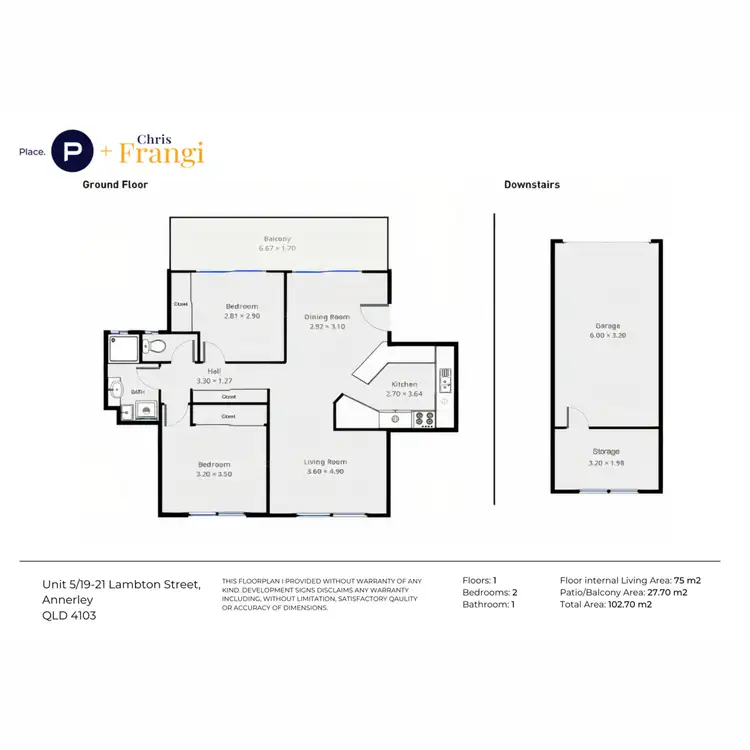 Floorplan of Homely apartment listing, 5/19-21 Lambton Street, Annerley QLD 4103
