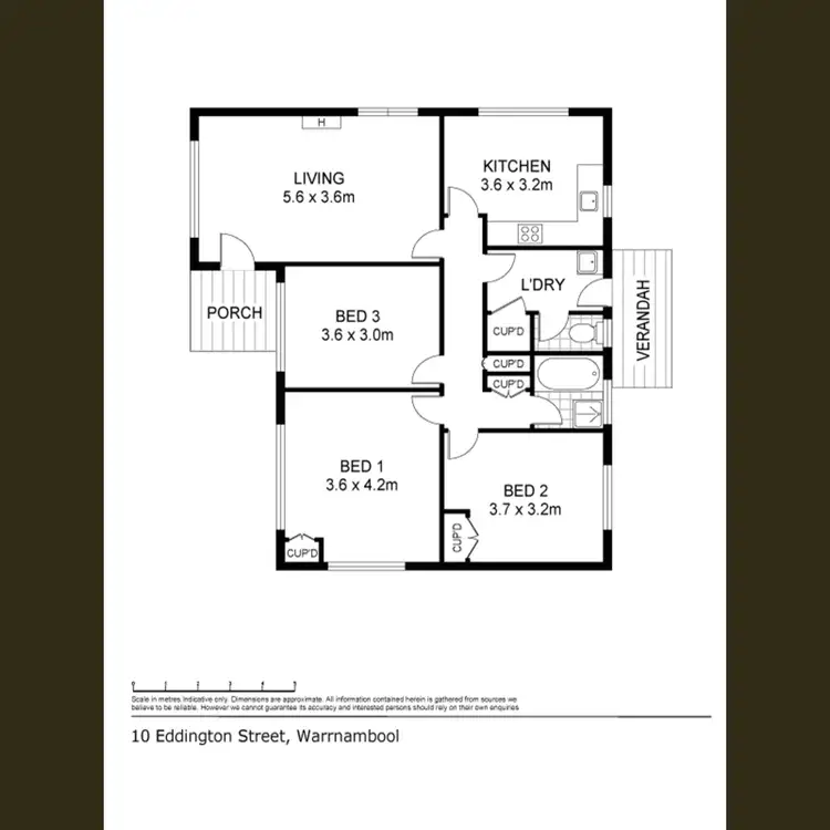 Floorplan of Homely house listing, 10 Eddington Street, Warrnambool VIC 3280
