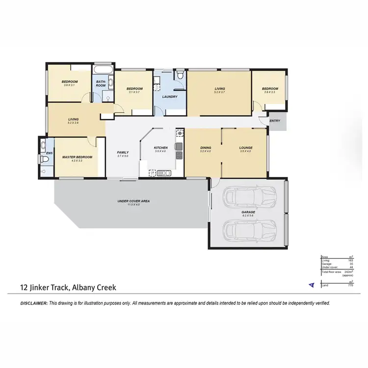 Floorplan of Homely house listing, 12 Jinker Track, Albany Creek QLD 4035