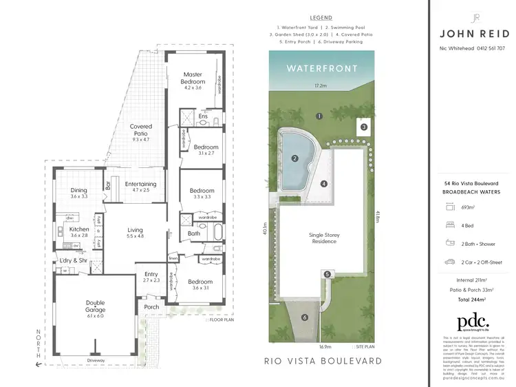 Floorplan of Homely house listing, 54 Rio Vista Boulevard, Broadbeach Waters QLD 4218