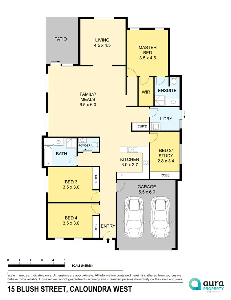 Floorplan of Homely house listing, 15 Blush Street, Caloundra West QLD 4551