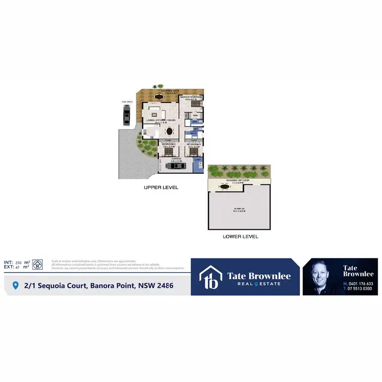 Floorplan of Homely semi-detached listing, 2/1 Sequoia Court, Banora Point NSW 2486