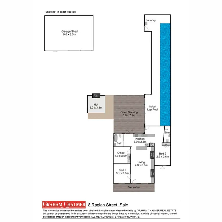 Floorplan of Homely house listing, 8 Raglan Street, Sale VIC 3850