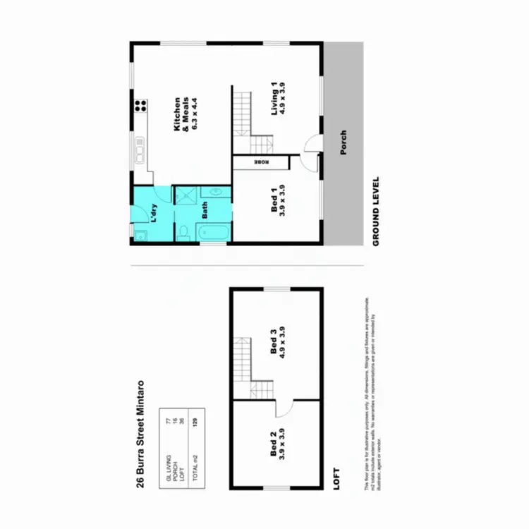 Floorplan of Homely house listing, 26 Burra Street, Mintaro SA 5415