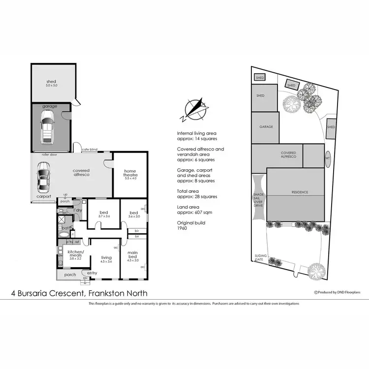 Floorplan of Homely house listing, 4 Bursaria Crescent, Frankston North VIC 3200