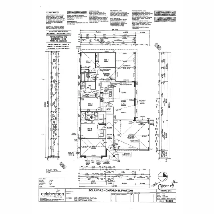Floorplan of Homely house listing, 11 Brilliance Avenue, Eglinton WA 6034