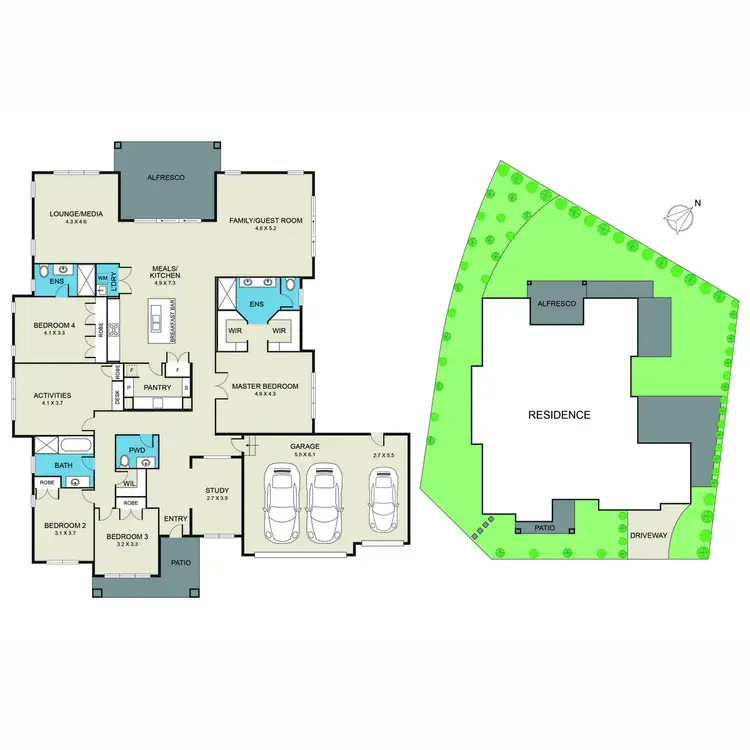 Floorplan of Homely house listing, 21A Peppertree Drive, Pokolbin NSW 2320