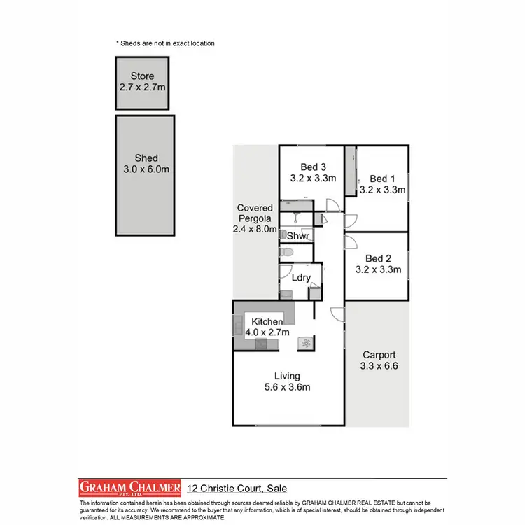 Floorplan of Homely house listing, 12 Christie Court, Sale VIC 3850