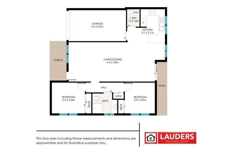 Floorplan of Homely unit listing, 4/13 Connell Street, Old Bar NSW 2430
