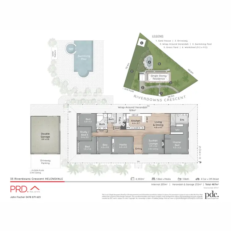 Floorplan of Homely house listing, 33 Riverdowns Crescent, Helensvale QLD 4212