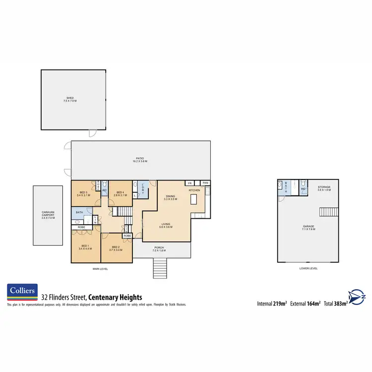 Floorplan of Homely house listing, 32 Flinders Street, Centenary Heights QLD 4350
