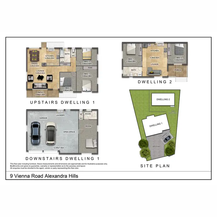 Floorplan of Homely house listing, 9 Vienna Road, Alexandra Hills QLD 4161