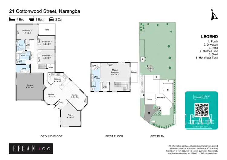 Floorplan of Homely house listing, 21 Cottonwood Street, Narangba QLD 4504