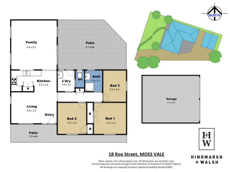 Floorplan of Homely house listing, 18 Roe Street, Moss Vale NSW 2577