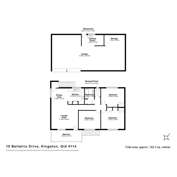 Floorplan of Homely house listing, 15 Bellatrix Drive, Kingston QLD 4114