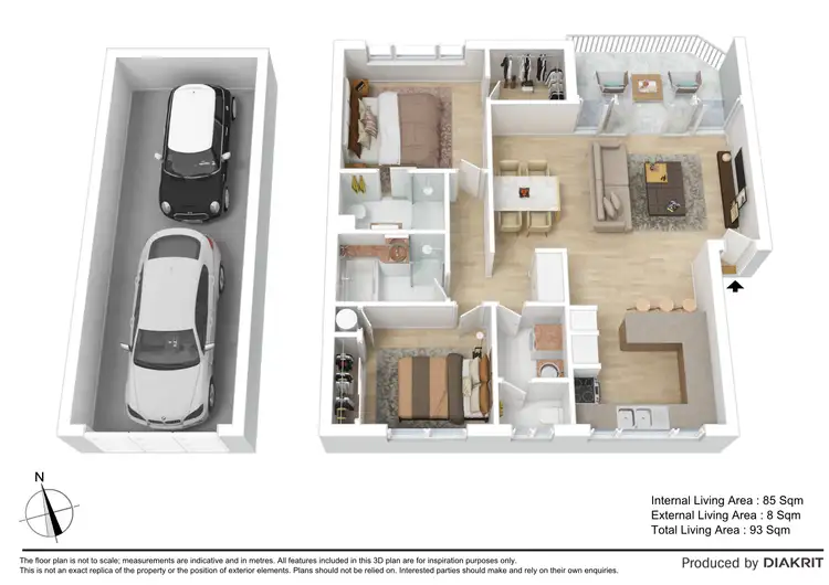 Floorplan of Homely unit listing, 3/2 Brasted Street, Taringa QLD 4068