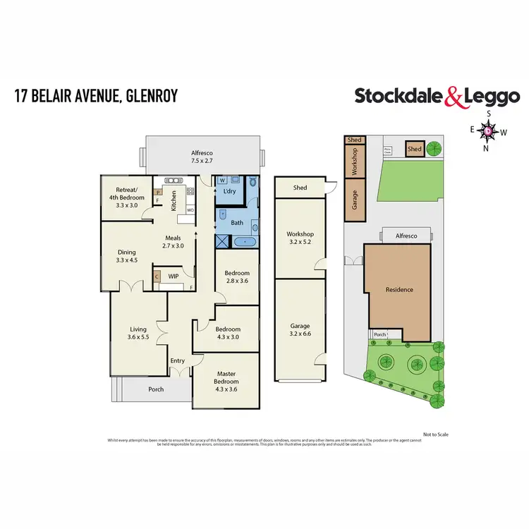 Floorplan of Homely house listing, 17 Belair Avenue, Glenroy VIC 3046