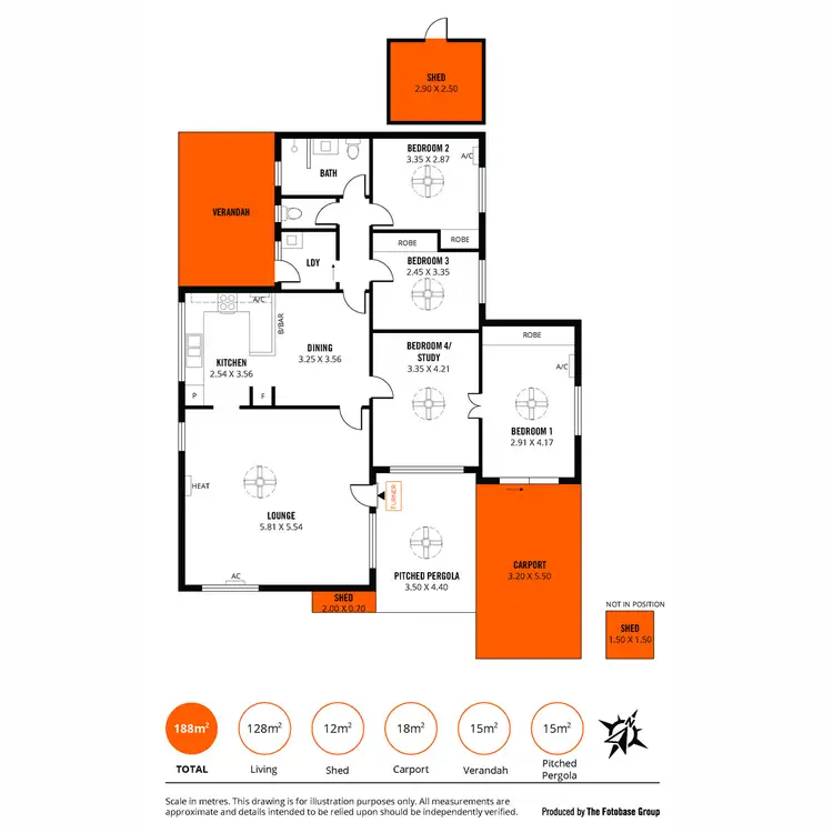 Floorplan of Homely house listing, 19 Jacaranda Drive, Salisbury East SA 5109