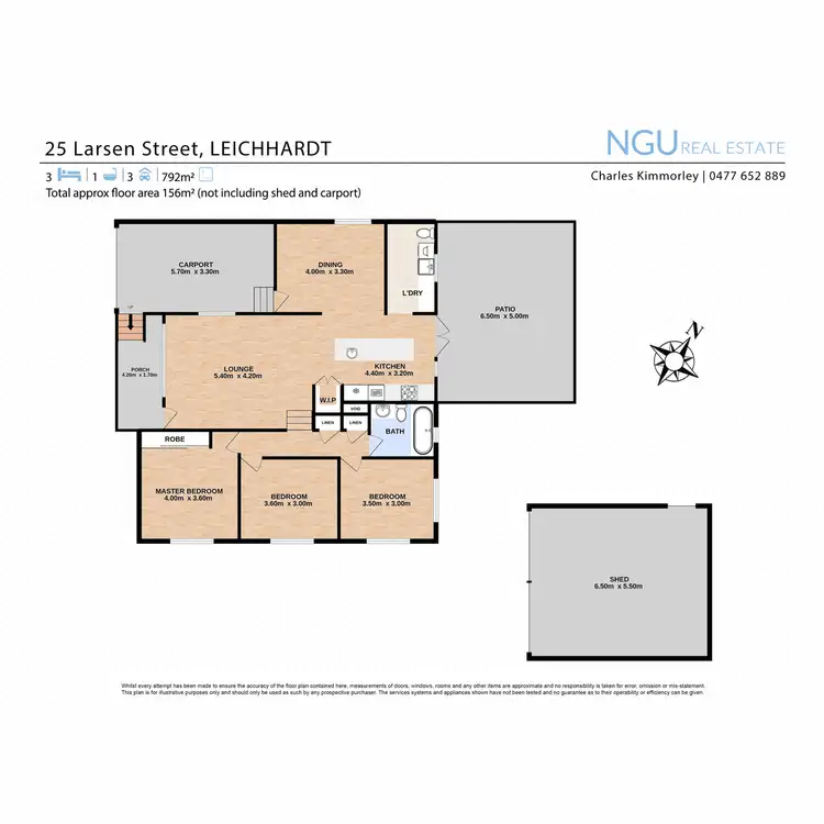 Floorplan of Homely house listing, 25 Larsen Street, Leichhardt QLD 4305